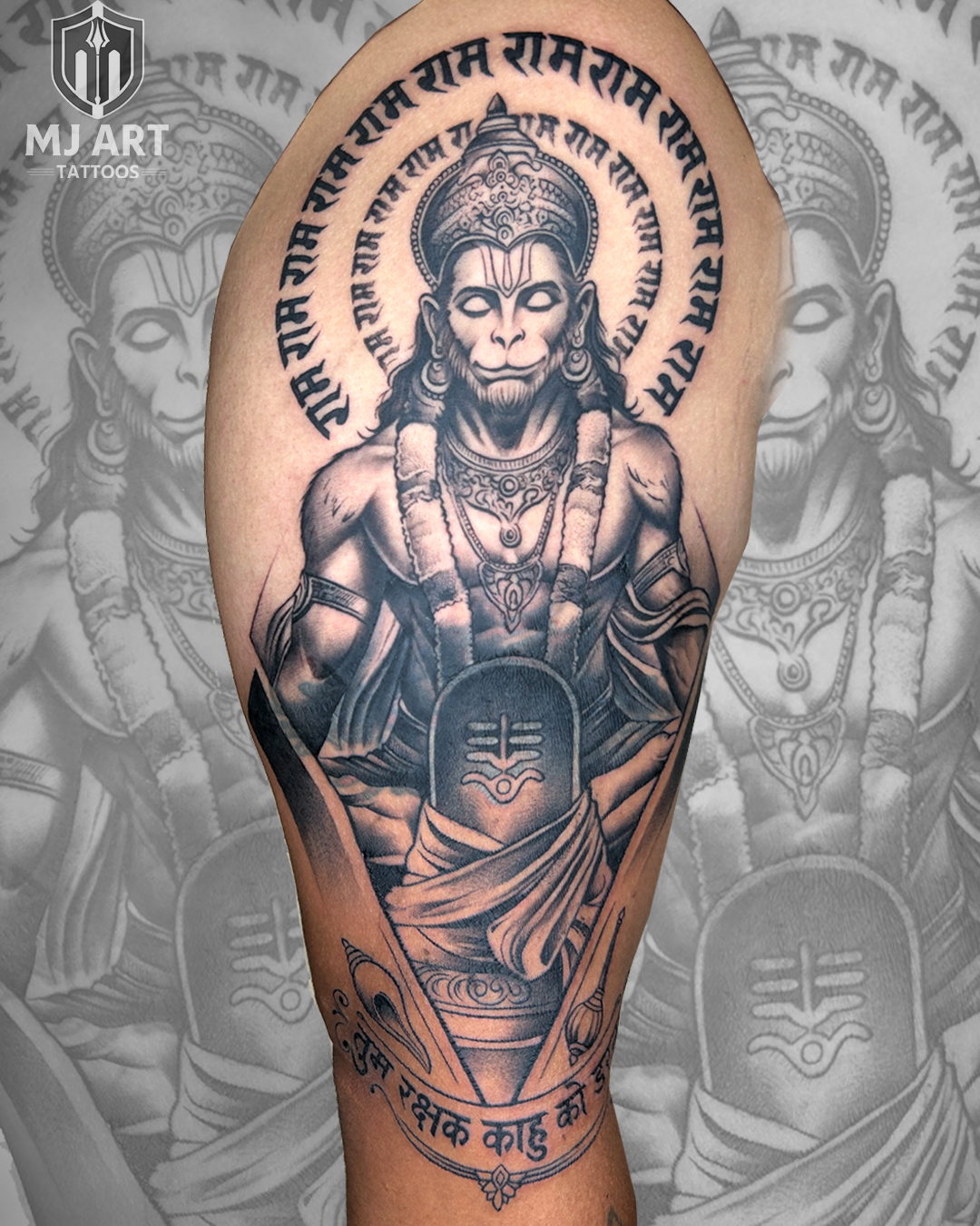 Hanuman Tattoo- Arms