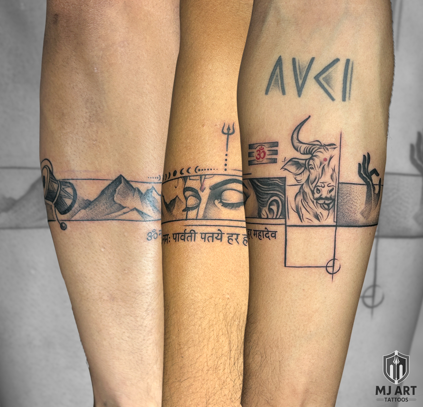Lord Shiva Forearm Band