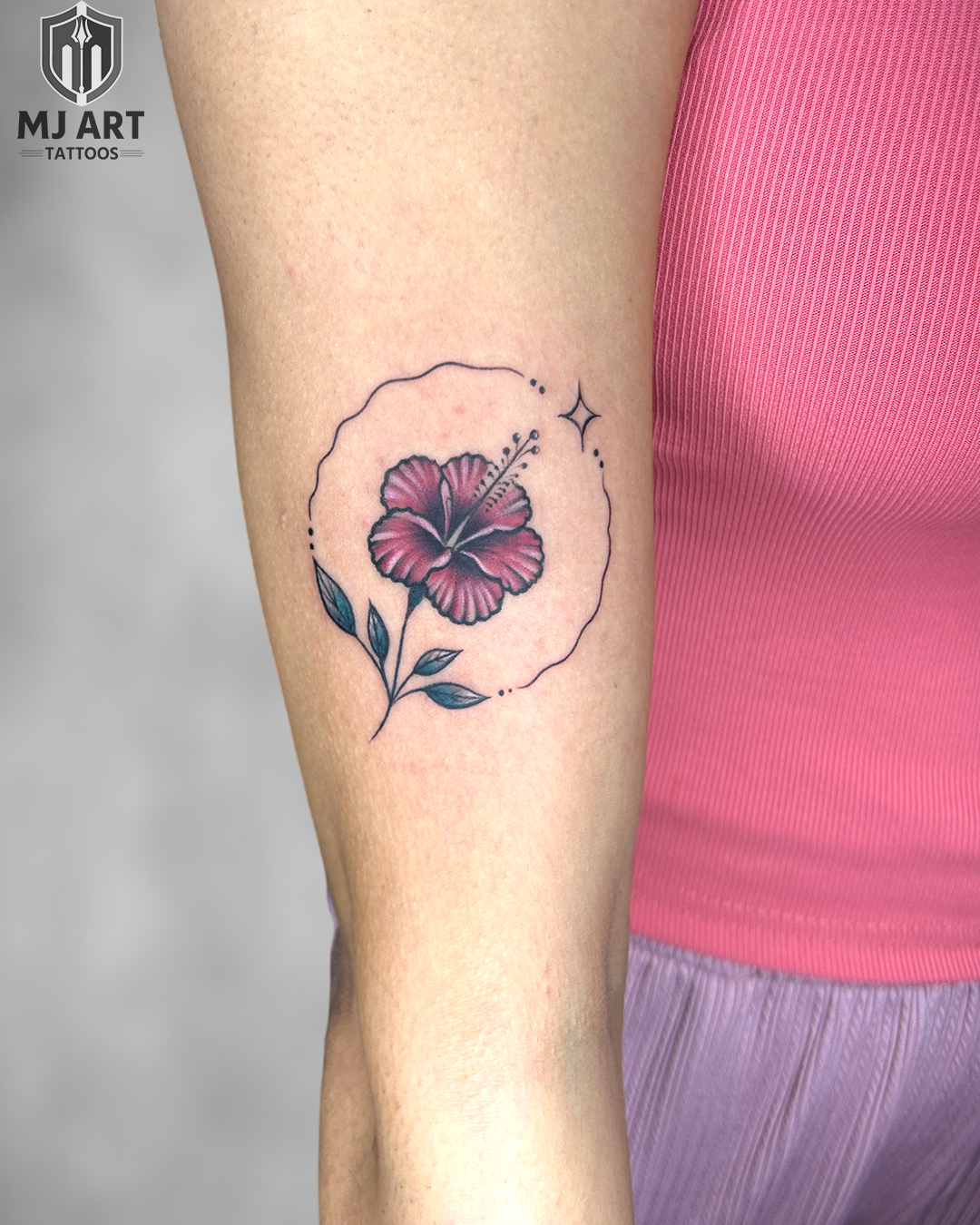 Hibiscus Flower Tattoo